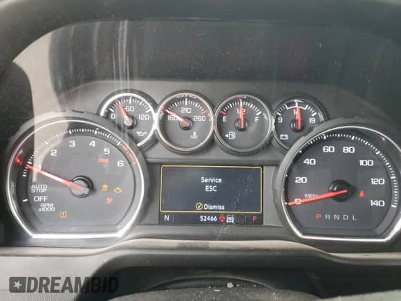 2020 Chevrolet Silverado 1500 LT с VIN 3GCUYDET5LG211599, выставлен на аукционе Copart как лот 57037405 с пробегом 52 466 миль миль и Списание • Salvage title. История ставок и продаж доступна на DreamBid. Изображение 9.