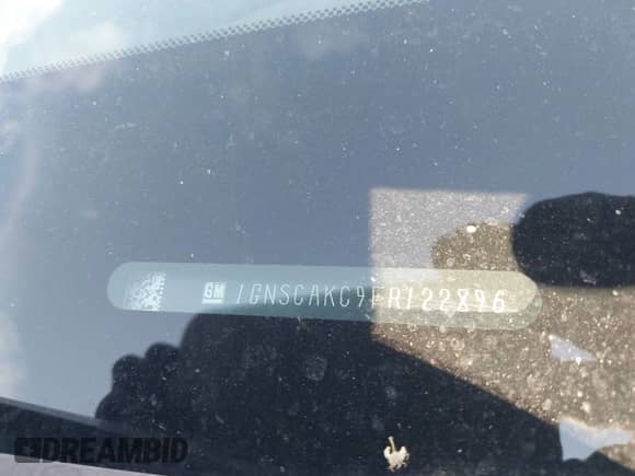 2015 Chevrolet Tahoe LS с VIN 1GNSCAKC9FR122896, выставлен на аукционе IAAI как лот 42239812 с пробегом 164 888 миль миль и . История ставок и продаж доступна на DreamBid. Изображение 9.