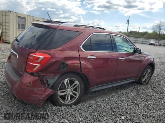 2017 Chevrolet Equinox Premier with VIN 2GNFLGE34H6201942, listed as a Copart auction lot 84283195 with 165,623 mi miles and Salvage title. Bid and sale history available at DreamBid. Image 3.