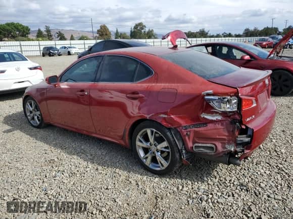 2010 Lexus IS 250 z VIN JTHBF5C2XA5122370, wystawiony jako Copart lot #84396915 z przebiegiem 229 159 mil mil oraz Szkoda całkowita • Salvage title. Historia ofert i sprzedaży dostępna na DreamBid. Obrazek 2.