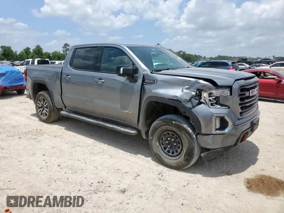 2019 GMC Sierra 1500 AT4 with VIN 3GTP9EEDXKG237445, listed as a Copart auction lot 58352915 with 62,481 mi miles and Clean title. Bid and sale history available at DreamBid. Image 4.