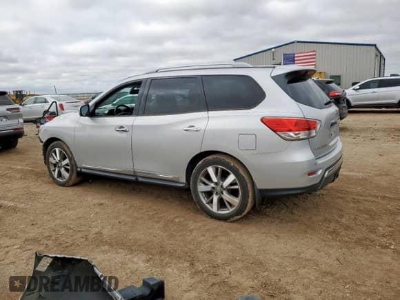 2014 Nissan Pathfinder SL with VIN 5N1AR2MN2EC729288, listed as a Copart auction lot 82059125 with 128,110 mi miles and Salvage title. Bid and sale history available at DreamBid. Image 2.
