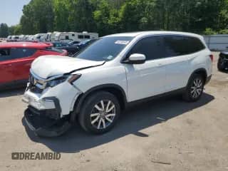 2022 Honda Pilot EX-L with VIN 5FNYF6H5XNB021886, listed as a Copart auction lot 62230545 with 108,870 mi miles and Salvage title. Bid and sale history available at DreamBid. Image 1.