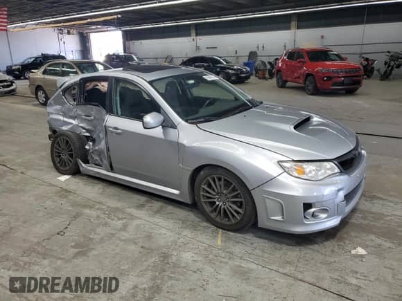 2013 Subaru WRX WRX Premium with VIN JF1GR7E69DG891807, listed as a Copart auction lot 80498335 with 135,515 mi miles and Salvage title. Bid and sale history available at DreamBid. Image 4.