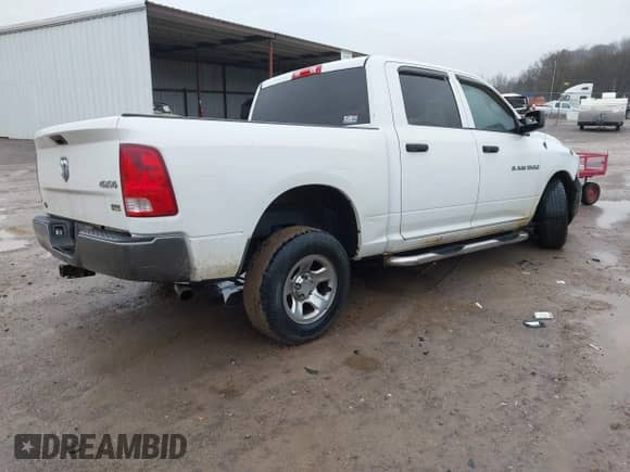 2011 Ram 1500 ST with VIN 1D7RV1CP9BS658338, listed as a IAAI auction lot 41463978 with 165,421 mi miles and . Bid and sale history available at DreamBid. Image 4.