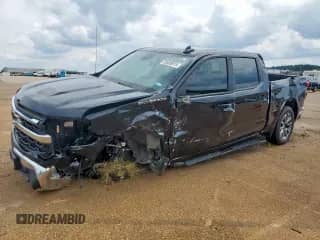 2023 Chevrolet Silverado 1500 LT with VIN 1GCPACED6PZ225425, listed as a Copart auction lot 59595915 with 45,176 mi miles and Salvage title. Bid and sale history available at DreamBid. Image 1.