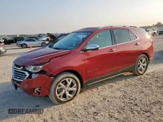 2019 Chevrolet Equinox Premier с VIN 3GNAXNEV8KS597841, выставлен на аукционе Copart как лот 81245215 с пробегом 111 068 миль миль и Списание • Salvage title. История ставок и продаж доступна на DreamBid. Изображение 1.