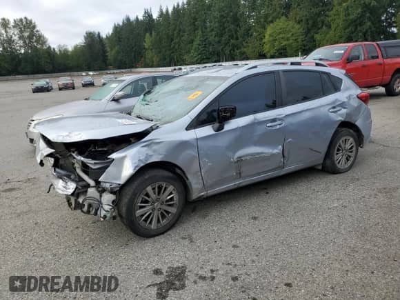 2018 Subaru Impreza Premium with VIN 4S3GTAD63J3748476, listed as a Copart auction lot 81161105 with Not provided miles and Clean title. Bid and sale history available at DreamBid. Image 1.