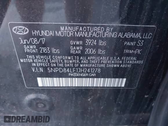 2018 Hyundai Elantra SEL с VIN 5NPD84LF1JH241278, выставлен на аукционе IAAI как лот 42689057 с пробегом 102 711 миль миль и . История ставок и продаж доступна на DreamBid. Изображение 9.