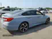 2021 Honda Accord с VIN NY75027, выставлен на аукционе Copart как лот 57851114 с пробегом 15 399 миль миль и Списание • Salvage title. История ставок и продаж доступна на DreamBid. Изображение 3.