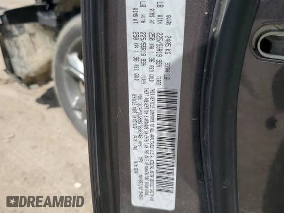 2016 Dodge Journey Crossroad z VIN 3C4PDCGB9GT220746, wystawiony jako Copart lot #59756785 z przebiegiem 118 630 mil mil oraz Szkoda całkowita • Salvage title. Historia ofert i sprzedaży dostępna na DreamBid. Obrazek 13.