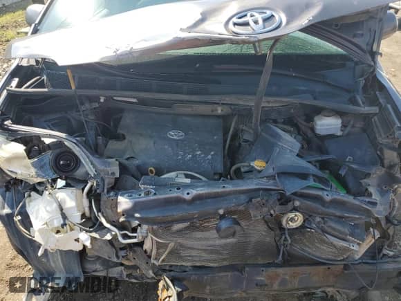 2012 Toyota Sienna LE with VIN 5TDJK3DC5CS037552, listed as a Copart auction lot 67545935 with Not provided miles and Salvage title. Bid and sale history available at DreamBid. Image 12.