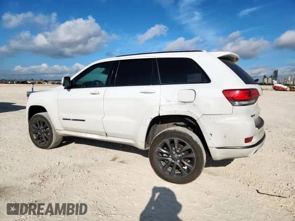 2018 Jeep Grand Cherokee Overland z VIN 1C4RJFCG9JC449659, wystawiony jako Copart lot #81287445 z przebiegiem 138 424 mil mil oraz Szkoda całkowita • Salvage title. Historia ofert i sprzedaży dostępna na DreamBid. Obrazek 2.