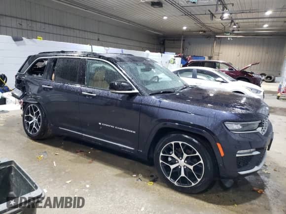 2024 Jeep Grand Cherokee Summit Reserve с VIN 1C4RJHEG9R8556492, выставлен на аукционе Copart как лот 78696654 с пробегом 5 076 миль миль и Списание • Salvage title. История ставок и продаж доступна на DreamBid. Изображение 4.