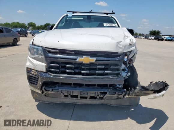 2022 Chevrolet Colorado 2WD Work Truck with VIN 1GCHSBEA2N1311702, listed as a Copart auction lot 61207575 with 138,663 mi miles and Salvage title. Bid and sale history available at DreamBid. Image 5.