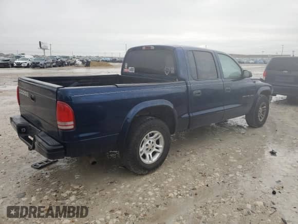 2002 Dodge Dakota Sport with VIN 1B7HL38N22S545507, listed as a Copart auction lot 80643314 with 181,125 mi miles and Salvage title. Bid and sale history available at DreamBid. Image 3.