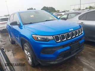 2023 Jeep Compass Sport с VIN 3C4NJDAN1PT509922, выставлен на аукционе IAAI как лот 42327048 с пробегом 26 598 миль миль и . История ставок и продаж доступна на DreamBid. Изображение 1.