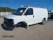 2024 Chevrolet Express Cargo with VIN 1GCWGAFP9R1236153, listed as a IAAI auction lot 43349276 with 51,000 mi miles and . Bid and sale history available at DreamBid. Image 2.