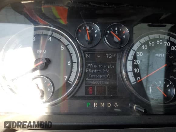 2009 Dodge 1500 SLT z VIN 1D3HV18T69S776506, wystawiony jako Copart lot #74544464 z przebiegiem 156 011 mil mil oraz Szkoda całkowita • Salvage title. Historia ofert i sprzedaży dostępna na DreamBid. Obrazek 9.