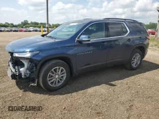 2022 Chevrolet Traverse LT Cloth с VIN 1GNEVGKW3NJ144443, выставлен на аукционе Copart как лот 67251325 с пробегом 43 319 миль миль и Чистый • Clean title. История ставок и продаж доступна на DreamBid. Изображение 1.