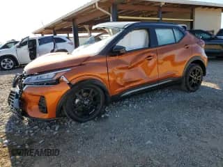 2024 Nissan Kicks SR with VIN 3N1CP5DV2RL538360, listed as a Copart auction lot 52402865 with Not provided miles and Non repairable. Bid and sale history available at DreamBid. Image 1.