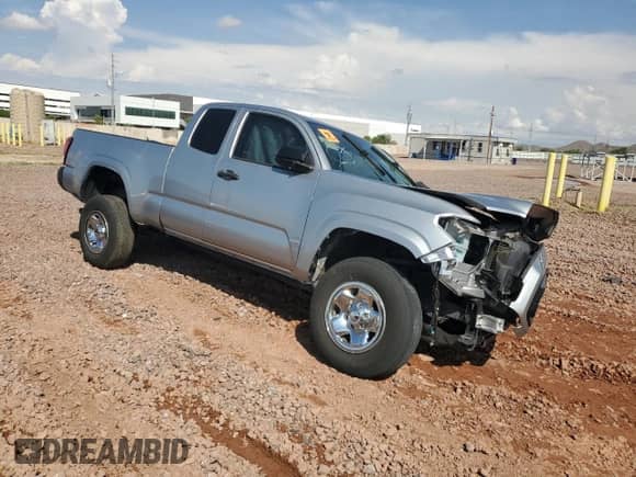 2022 Toyota Tacoma SR with VIN 3TYRX5GN6NT052971, listed as a Copart auction lot 71352245 with 31,748 mi miles and Salvage title. Bid and sale history available at DreamBid. Image 4.