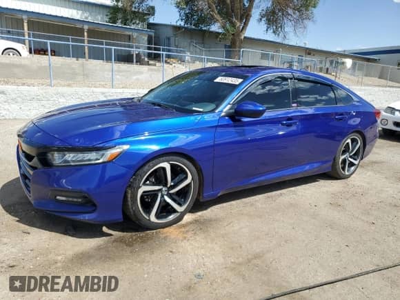 2018 Honda Accord Sport with VIN 1HGCV2E31JA014547, listed as a Copart auction lot 60912435 with 156,091 mi miles and Clean title. Bid and sale history available at DreamBid. Image 1.