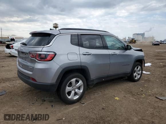 2020 Jeep Compass Latitude с VIN 3C4NJDBB8LT135565, выставлен на аукционе Copart как лот 54335865 с пробегом Не указан миль и Списание • Salvage title. История ставок и продаж доступна на DreamBid. Изображение 3.