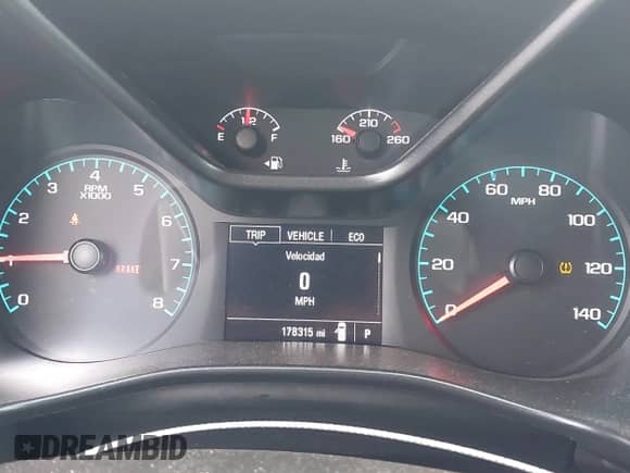 2020 Chevrolet Colorado 4WD Work Truck with VIN 1GCGTBENXL1177465, listed as a IAAI auction lot 42894300 with 178,315 mi miles and . Bid and sale history available at DreamBid. Image 7.