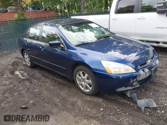 2005 Honda Accord EX-L с VIN 1HGCM66805A011343, выставлен на аукционе IAAI как лот 43225816 с пробегом 235 944 миль миль и . История ставок и продаж доступна на DreamBid. Изображение 1.