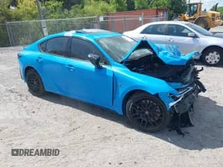 2024 Lexus IS 500 F Sport Performance z VIN JTHAP1D20R5005134, wystawiony jako IAAI lot #41833462 z przebiegiem 11 465 mil mil oraz . Historia ofert i sprzedaży dostępna na DreamBid. Obrazek 1.