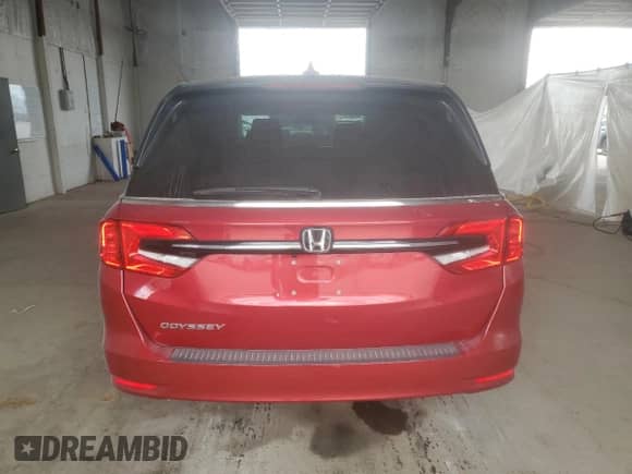 2023 Honda Odyssey EX-L с VIN 5FNRL6H65PB063178, выставлен на аукционе Copart как лот 70893335 с пробегом 24 425 миль миль и Списание • Salvage title. История ставок и продаж доступна на DreamBid. Изображение 6.