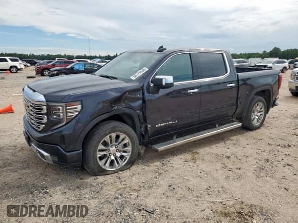 2023 GMC Sierra 1500 Denali z VIN 3GTUUGED9PG208796, wystawiony jako Copart lot #66319535 z przebiegiem 64 409 mil mil oraz Szkoda całkowita • Salvage title. Historia ofert i sprzedaży dostępna na DreamBid. Obrazek 1.