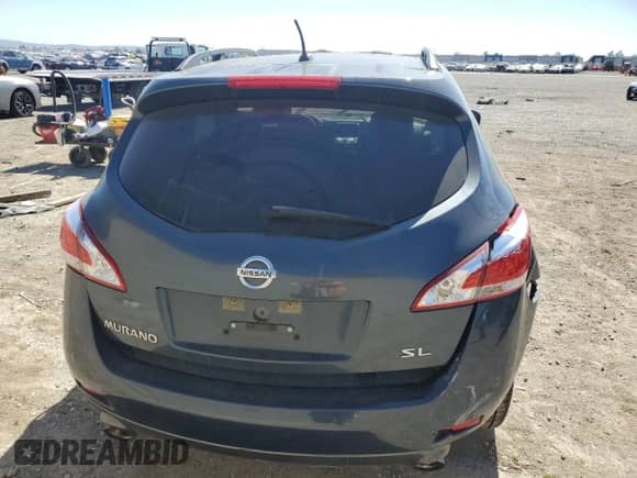 2013 Nissan Murano SL with VIN JN8AZ1MU0DW200980, listed as a Copart auction lot 66050565 with 129,701 mi miles and Salvage title. Bid and sale history available at DreamBid. Image 6.