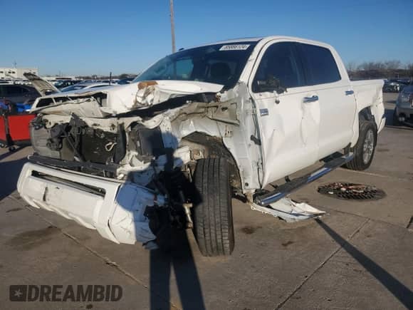 2016 Toyota Tundra Platinum with VIN 5TFGW5F14GX197427, listed as a Copart auction lot 85886124 with Not provided miles and Salvage title. Bid and sale history available at DreamBid. Image 1.