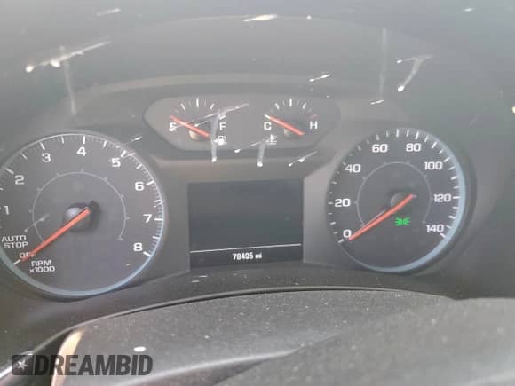 2021 Chevrolet Equinox LS with VIN 3GNAXHEV7MS142533, listed as a Copart auction lot 70385275 with 78,495 mi miles and Salvage title. Bid and sale history available at DreamBid. Image 9.