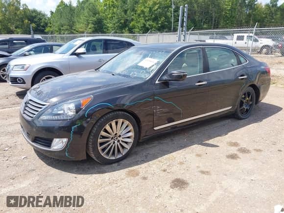 2014 Hyundai Equus Signature with VIN KMHGH4JH5EU089417, listed as a IAAI auction lot 42939834 with 86,073 mi miles and . Bid and sale history available at DreamBid. Image 2.