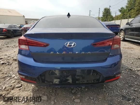2019 Hyundai Elantra SEL z VIN 5NPD84LF7KH436836, wystawiony jako Copart lot #84462795 z przebiegiem 71 734 mil mil oraz Szkoda całkowita • Salvage title. Historia ofert i sprzedaży dostępna na DreamBid. Obrazek 6.