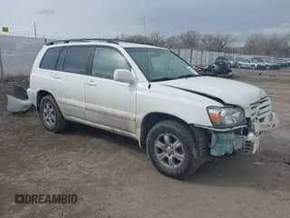 2004 Toyota Highlander with VIN JTEDP21AX40034383, listed as a IAAI auction lot 42729952 with 225,045 mi miles and . Bid and sale history available at DreamBid. Image 1.