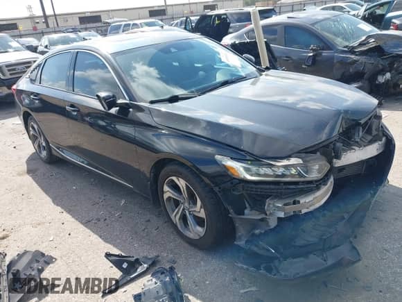 2018 Honda Accord EX-L с VIN 1HGCV1F57JA078229, выставлен на аукционе IAAI как лот 43090518 с пробегом 93 898 миль миль и . История ставок и продаж доступна на DreamBid. Изображение 1.