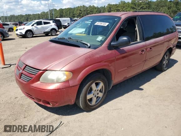 2006 Dodge Grand Caravan SXT with VIN 2D4GP44L96R820150, listed as a Copart auction lot 83796765 with 151,565 mi miles and Salvage title. Bid and sale history available at DreamBid. Image 1.