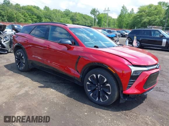 2024 Chevrolet Blazer EV eAWD RS с VIN 3GNKDCRJ5RS203635, выставлен на аукционе IAAI как лот 42368411 с пробегом 9 038 миль миль и . История ставок и продаж доступна на DreamBid. Изображение 1.