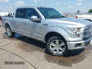 2015 Ford F-150 Platinum с VIN 1FTEW1EG1FFC03629, выставлен на аукционе IAAI как лот 43154065 с пробегом 46 177 миль миль и . История ставок и продаж доступна на DreamBid. Изображение 1.