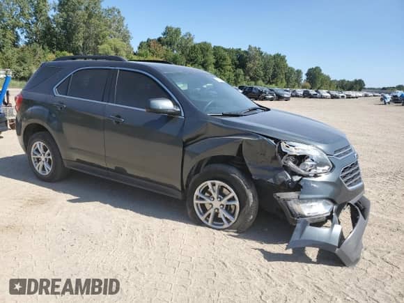 2017 Chevrolet Equinox LT z VIN 2GNALCEK0H1582292, wystawiony jako Copart lot #81342465 z przebiegiem 81 180 mil mil oraz Czysty tytuł • Clean title. Historia ofert i sprzedaży dostępna na DreamBid. Obrazek 4.