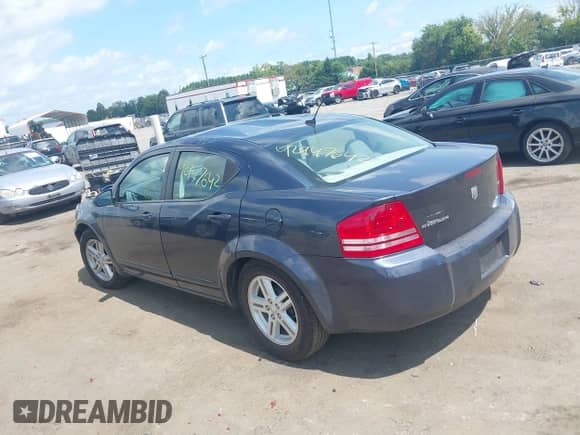 2008 Dodge Avenger SXT с VIN 1B3LC56K28N213316, выставлен на аукционе IAAI как лот 42947642 с пробегом 61 161 миль миль и . История ставок и продаж доступна на DreamBid. Изображение 3.