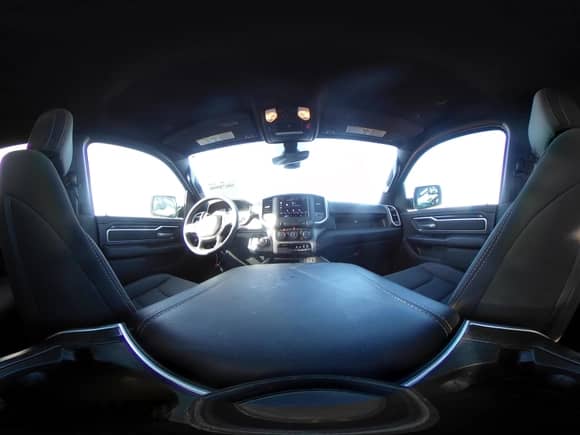 2023 Ram 1500 Big Horn with VIN 1C6SRFBT6PN526761, listed as a IAAI auction lot 40678990 with 8,367 mi miles and . Bid and sale history available at DreamBid. Image 19.