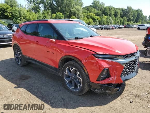 2021 Chevrolet Blazer RS с VIN 3GNKBERS2MS577560, выставлен на аукционе Copart как лот 66104405 с пробегом 35 960 миль миль и Списание • Salvage title. История ставок и продаж доступна на DreamBid. Изображение 4.