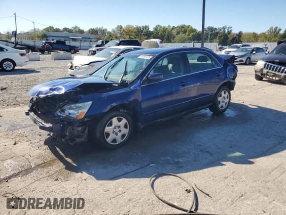 2005 Honda Accord LX with VIN 1HGCM56485A154290, listed as a Copart auction lot 85384475 with 191,081 mi miles and Non repairable. Bid and sale history available at DreamBid. Image 1.