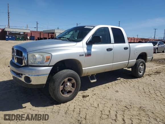 2008 Dodge 2500 SLT with VIN 3D7KS28D28G230948, listed as a Copart auction lot 49484535 with 126,185 mi miles and Clean title. Bid and sale history available at DreamBid. Image 1.