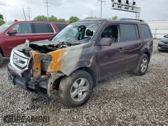2011 Honda Pilot EX-L z VIN 5FNYF3H72BB047796, wystawiony jako Copart lot #55645595 z przebiegiem Nie podano mil oraz Szkoda całkowita • Salvage title. Historia ofert i sprzedaży dostępna na DreamBid. Obrazek 1.